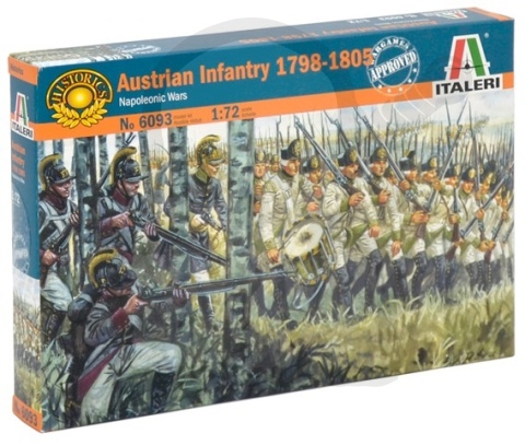 Figurines Infanterie autrichienne des guerres napoléoniennes... 1/72 Italeri chez